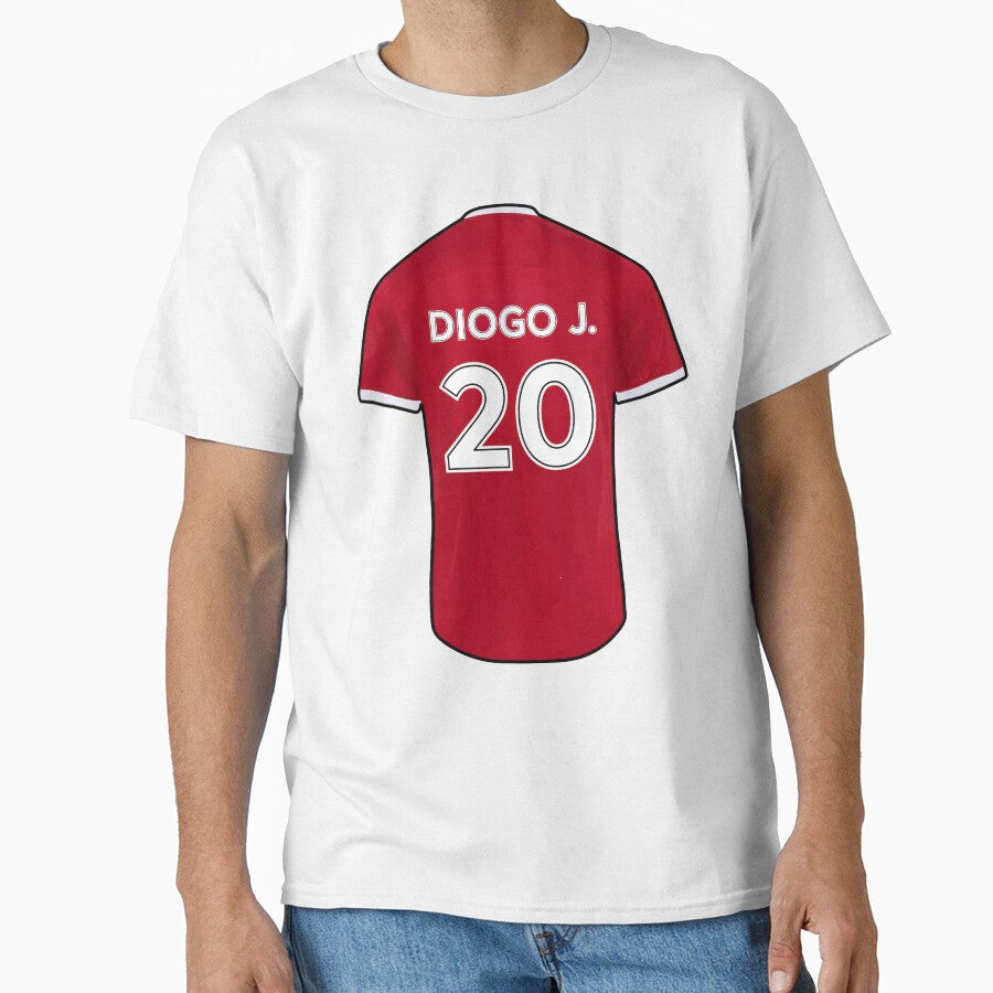 Diogo Jota jersey by Wolagno Unisex T-shirt, Sweatshirt, Hoodie, Long Sleeve Tee - T-Shirt, Sweatshirt, Hoodie