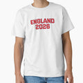 England 2026 World Cup (Red with White & Navy Outline) by STUDIO-72 Unisex T-shirt, Sweatshirt, Hoodie, Long Sleeve Tee - T-Shirt, Sweatshirt, Hoodie