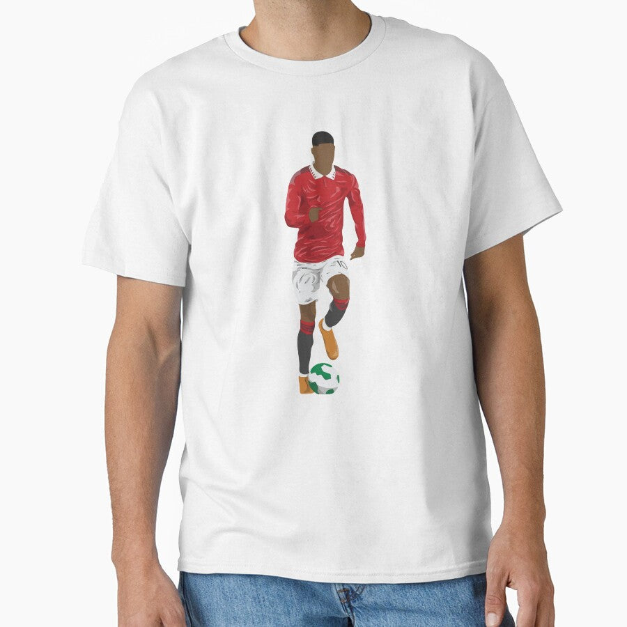 Rashford Man Utd Illustration by Lara Samuel Unisex T-shirt, Sweatshirt, Hoodie, Long Sleeve Tee - T-Shirt, Sweatshirt, Hoodie