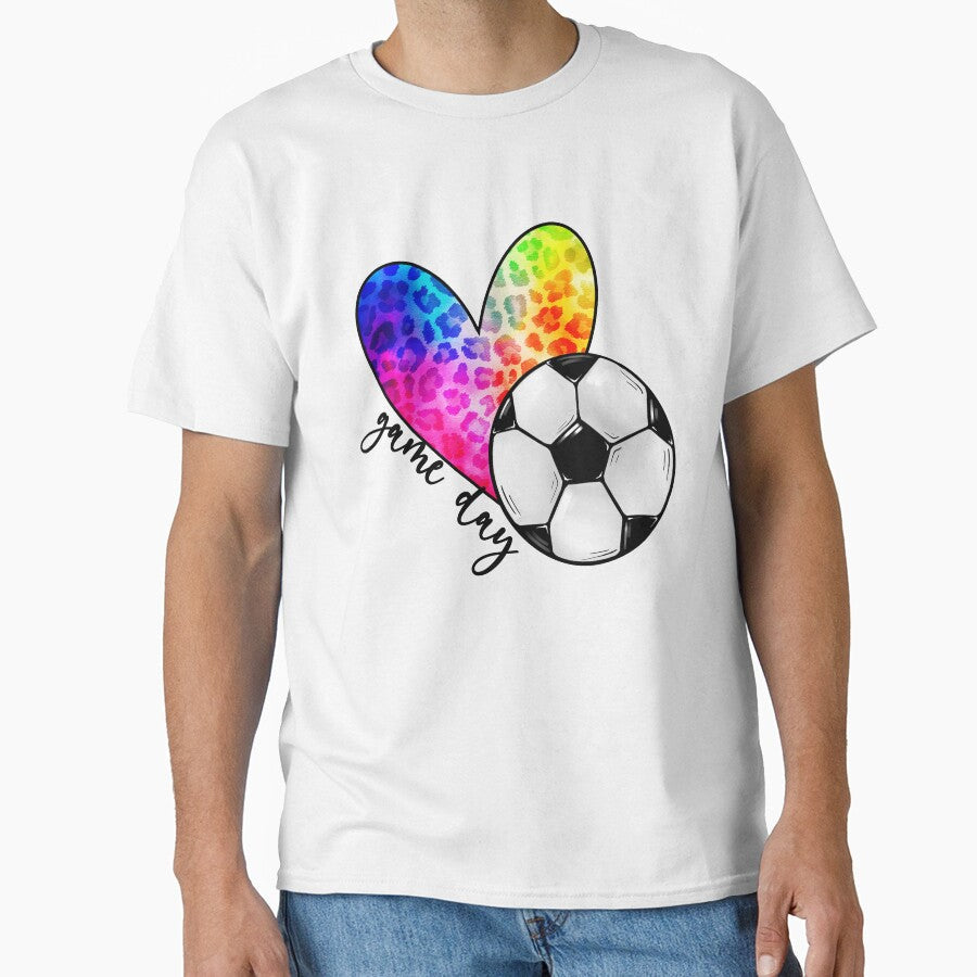 Soccer Game Day, Gift for Soccer lovers, players and coaches by Leslie Graves Unisex T-shirt, Sweatshirt, Hoodie, Long Sleeve Tee - T-Shirt, Sweatshirt, Hoodie