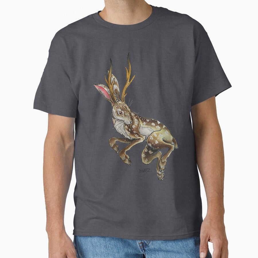 Jackalope by Jesse Blatz Unisex T-shirt, Sweatshirt, Hoodie, Long Sleeve Tee - T-Shirt, Sweatshirt, Hoodie