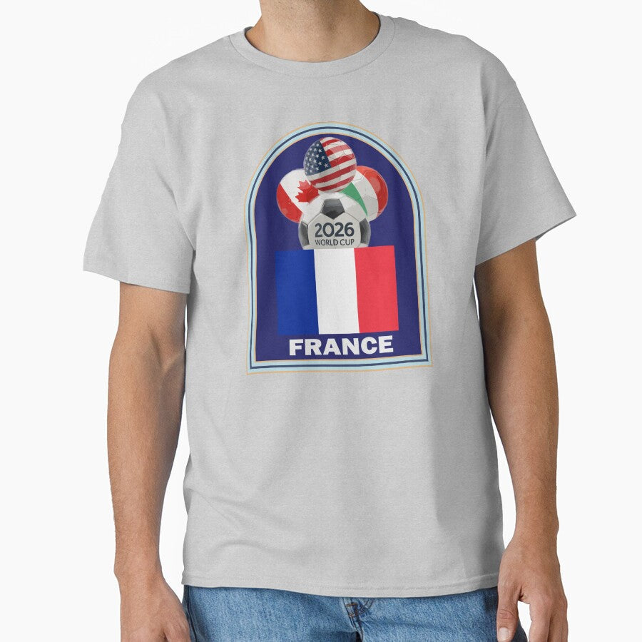 France 2026 Soccer T-shirt by benchpod47 Unisex T-shirt, Sweatshirt, Hoodie, Long Sleeve Tee - T-Shirt, Sweatshirt, Hoodie