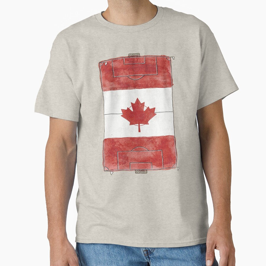 Vintage Canada Soccer Field Flag. vintage. by EunsooLee Unisex T-shirt, Sweatshirt, Hoodie, Long Sleeve Tee - T-Shirt, Sweatshirt, Hoodie