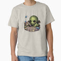 Baby Cthulhu Drawing with Chalk  Dark Cute Lovecraftian Monster by Creep-elina Unisex T-shirt, Sweatshirt, Hoodie, Long Sleeve Tee - T-Shirt, Sweatshirt, Hoodie