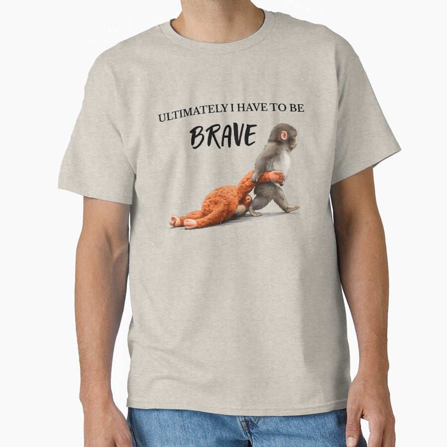 Baby Monkey Punch Viral Lonely Monkey Punch Small But Brave Emotional Plush Toy Monkey by gustavbellocci - T-Shirt, Sweatshirt, Hoodie
