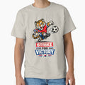 Cute Korean Tiger Football Mascot  Strike for Victory Soccer Player Sticker, T-Shirt & Vector Design by  Artistry in Motion by MADsrecreation - T-Shirt, Sweatshirt, Hoodie