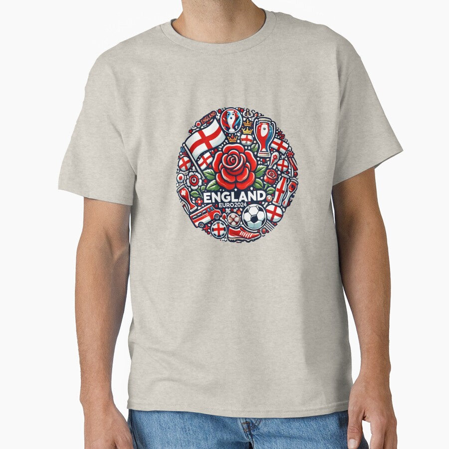 England Football by Lilo-Designs Unisex T-shirt, Sweatshirt, Hoodie, Long Sleeve Tee - T-Shirt, Sweatshirt, Hoodie