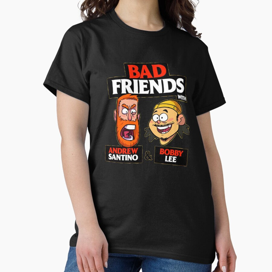 Bad Friends Podcast Logo Classic T-Shirts, Hoodie, Sweatshirt - T-Shirt, Sweatshirt, Hoodie