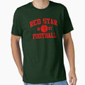 Red Star Football Athletic College Style 2 Color by Toma-51 Unisex T-shirt, Sweatshirt, Hoodie, Long Sleeve Tee - T-Shirt, Sweatshirt, Hoodie