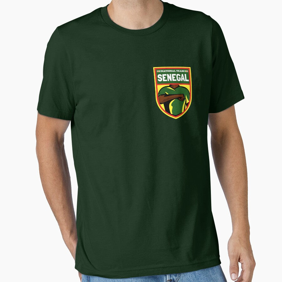 Senegal National Team Logo by Salukeart Unisex T-shirt, Sweatshirt, Hoodie, Long Sleeve Tee - T-Shirt, Sweatshirt, Hoodie