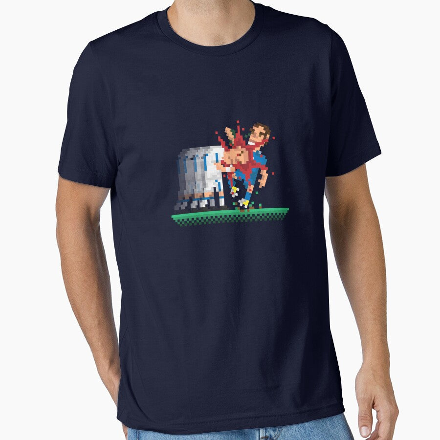 World Football Cup - Zidane Headbutt Soccer Shirt by PressStartShop Unisex T-shirt, Sweatshirt, Hoodie, Long Sleeve Tee - T-Shirt, Sweatshirt, Hoodie