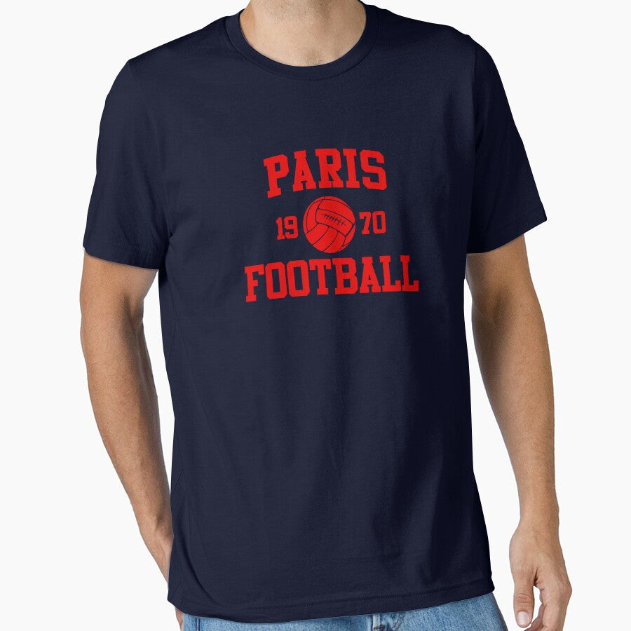 Paris Football Athletic College Style 2 Color by Toma-51 Unisex T-shirt, Sweatshirt, Hoodie, Long Sleeve Tee - T-Shirt, Sweatshirt, Hoodie