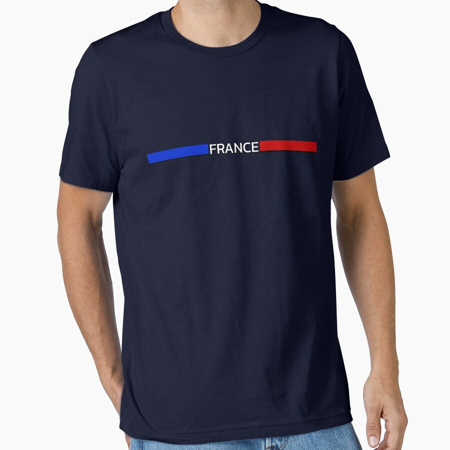 France fan flag jersey by LayersDesign Unisex T-shirt, Sweatshirt, Hoodie, Long Sleeve Tee - T-Shirt, Sweatshirt, Hoodie