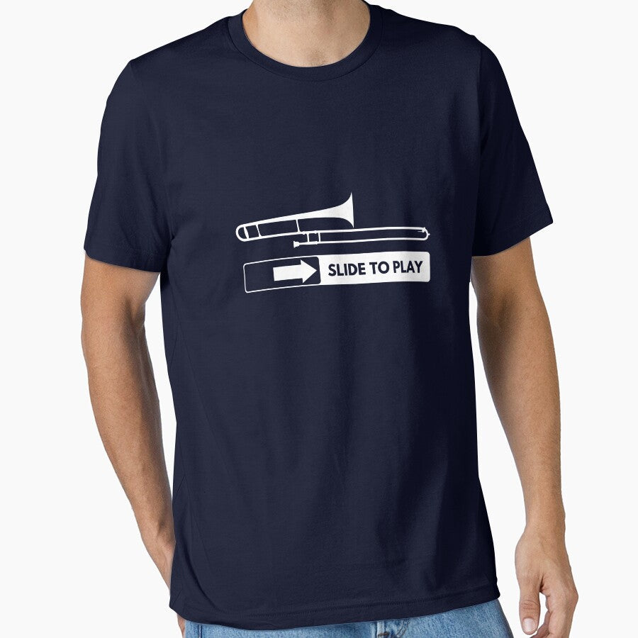 Funny Trombone Gift Jazz Music Slide to play Marching Band Shirt Kids Trombone by CCey Unisex T-shirt, Sweatshirt, Hoodie, Long Sleeve Tee - T-Shirt, Sweatshirt, Hoodie