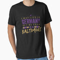 Baltimore Football Team - Fans from Germany by KunstStoff Unisex T-shirt, Sweatshirt, Hoodie, Long Sleeve Tee - T-Shirt, Sweatshirt, Hoodie