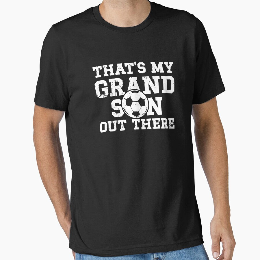 Soccer Grandpa | That's My Grandson by GPODdesign Unisex T-shirt, Sweatshirt, Hoodie, Long Sleeve Tee - T-Shirt, Sweatshirt, Hoodie