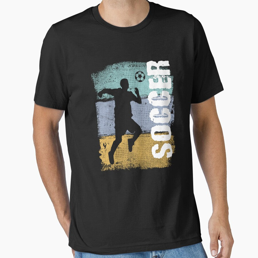 Soccer Vintage Retro Soccer Player by cidolopez Unisex T-shirt, Sweatshirt, Hoodie, Long Sleeve Tee - T-Shirt, Sweatshirt, Hoodie