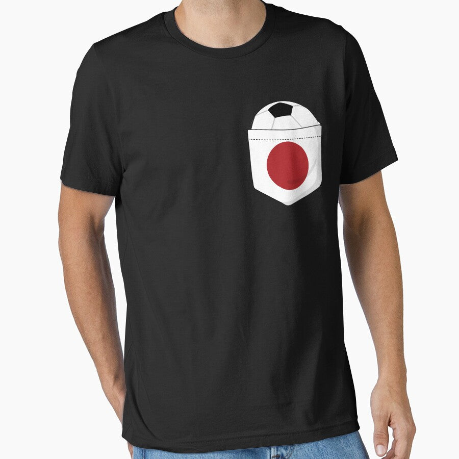 Football Japan in the breast pocket by peter2art Unisex T-shirt, Sweatshirt, Hoodie, Long Sleeve Tee - T-Shirt, Sweatshirt, Hoodie