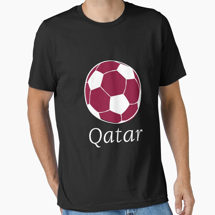 Football Fans Qatar by CarlottaLai Unisex T-shirt, Sweatshirt, Hoodie, Long Sleeve Tee - T-Shirt, Sweatshirt, Hoodie