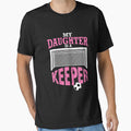 My Daughter Is A Keeper, Soccer Goalie Mom Gift by Designs4Less Unisex T-shirt, Sweatshirt, Hoodie, Long Sleeve Tee - T-Shirt, Sweatshirt, Hoodie