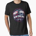 New England Football Heritage Sports Logo Shirt by TKOprintdesigns Unisex T-shirt, Sweatshirt, Hoodie, Long Sleeve Tee - T-Shirt, Sweatshirt, Hoodie