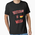 Germany is Mega 3D Design Flag Fan Gift Football Sport by dm4design Unisex T-shirt, Sweatshirt, Hoodie, Long Sleeve Tee - T-Shirt, Sweatshirt, Hoodie