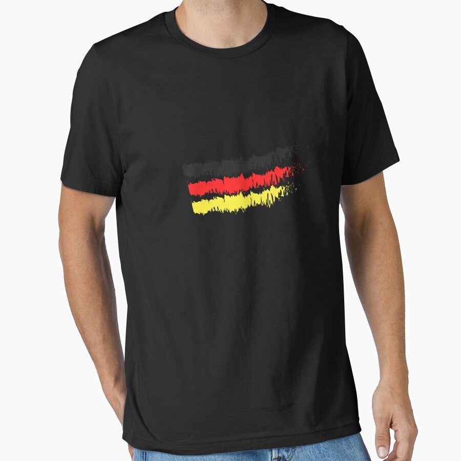 Germany Flag Fan 3D Design Gift Football Sport by dm4design Unisex T-shirt, Sweatshirt, Hoodie, Long Sleeve Tee - T-Shirt, Sweatshirt, Hoodie