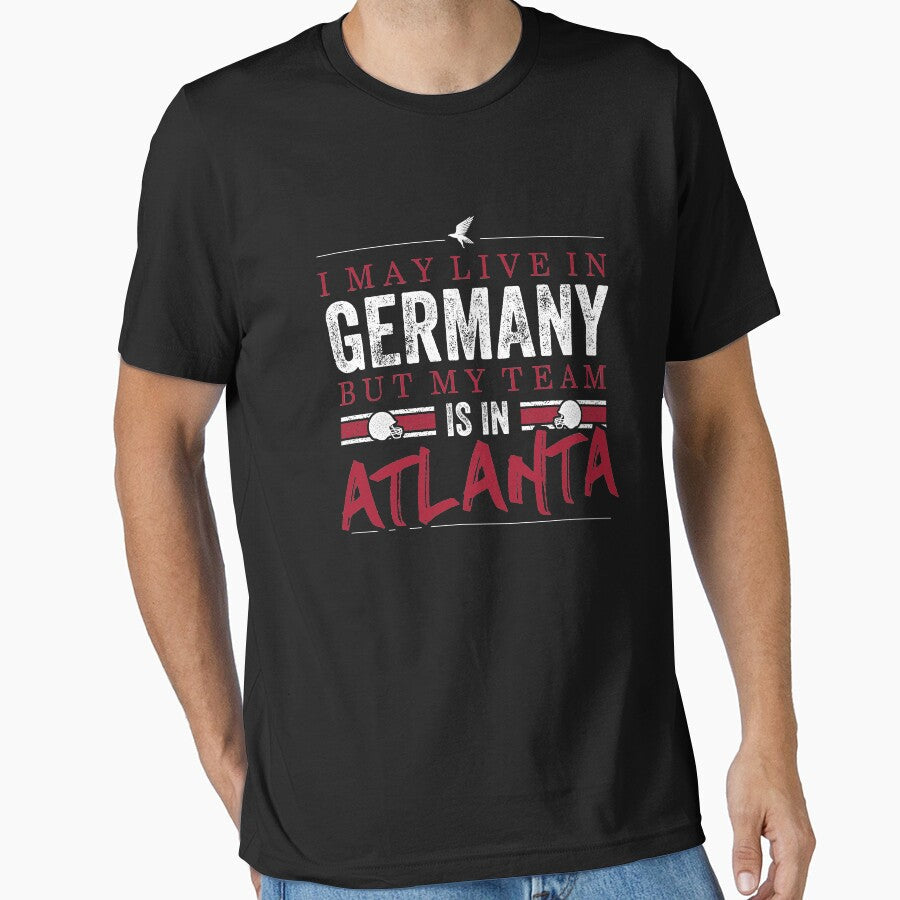 Atlanta Football Team - Fans from Germany by KunstStoff Unisex T-shirt, Sweatshirt, Hoodie, Long Sleeve Tee - T-Shirt, Sweatshirt, Hoodie