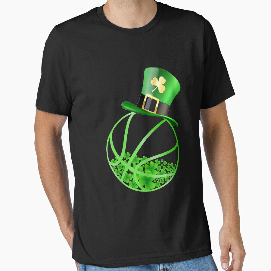 Basketball Shamrock St.Patrick's Day T-shirt by TeeGigi Unisex T-shirt, Sweatshirt, Hoodie, Long Sleeve Tee - T-Shirt, Sweatshirt, Hoodie