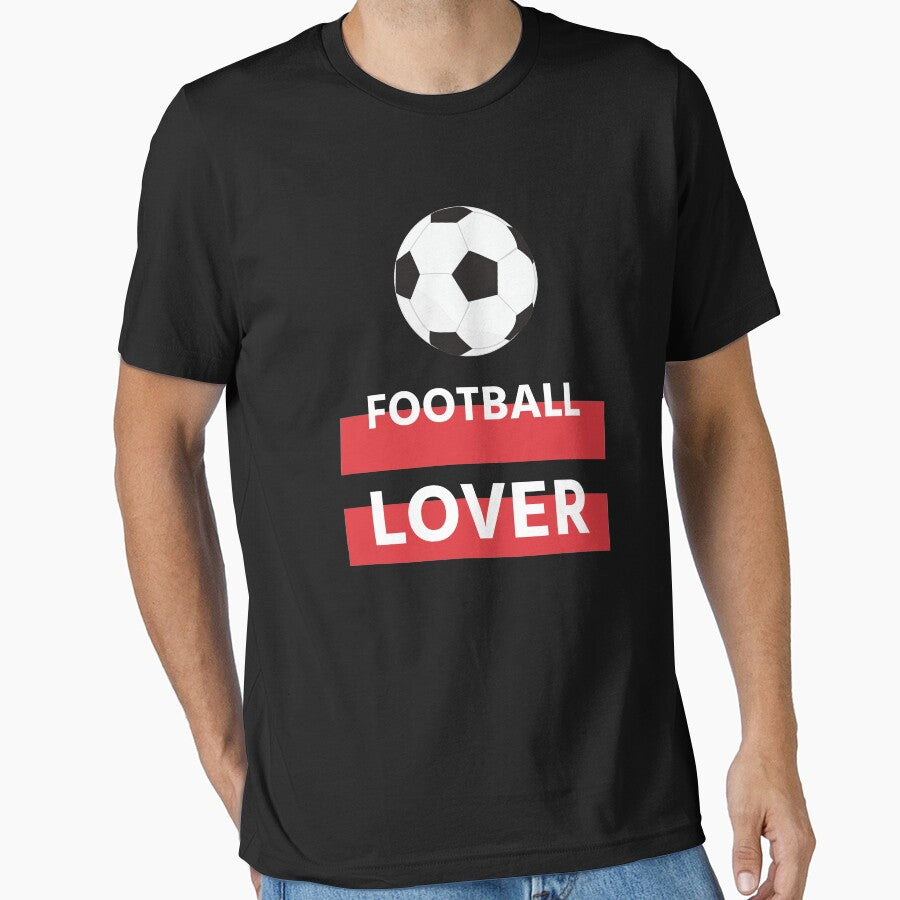 Football lover simple white by oxoxoxo Unisex T-shirt, Sweatshirt, Hoodie, Long Sleeve Tee - T-Shirt, Sweatshirt, Hoodie