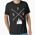 Womens Pine Trees Pacific Northwest PNW with Arrows Gift For Men and Women, Gift Halloween Day, Thanksgiving, Christmas Day by AprilGross - T-Shirt, Sweatshirt, Hoodie