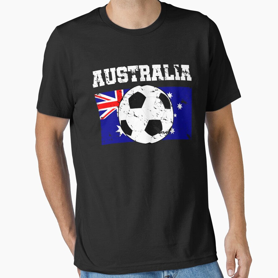Australia Football Australian Aussie Soccer Player Coach Gift by Easyas Unisex T-shirt, Sweatshirt, Hoodie, Long Sleeve Tee - T-Shirt, Sweatshirt, Hoodie