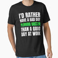 I'd Rather Have a Bad Day Playing Soccer by Crafty-Mornings Unisex T-shirt, Sweatshirt, Hoodie, Long Sleeve Tee - T-Shirt, Sweatshirt, Hoodie