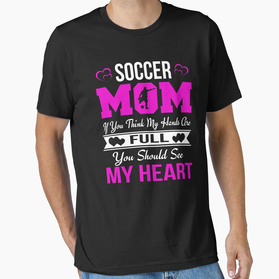 Soccer Mom Funny Mother's Day by ktmaem Unisex T-shirt, Sweatshirt, Hoodie, Long Sleeve Tee - T-Shirt, Sweatshirt, Hoodie