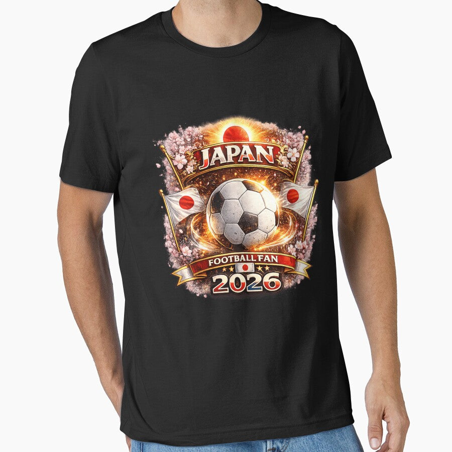 Japan Football Fan  Soccer Pride by COSTYLEWEAR Unisex T-shirt, Sweatshirt, Hoodie, Long Sleeve Tee - T-Shirt, Sweatshirt, Hoodie