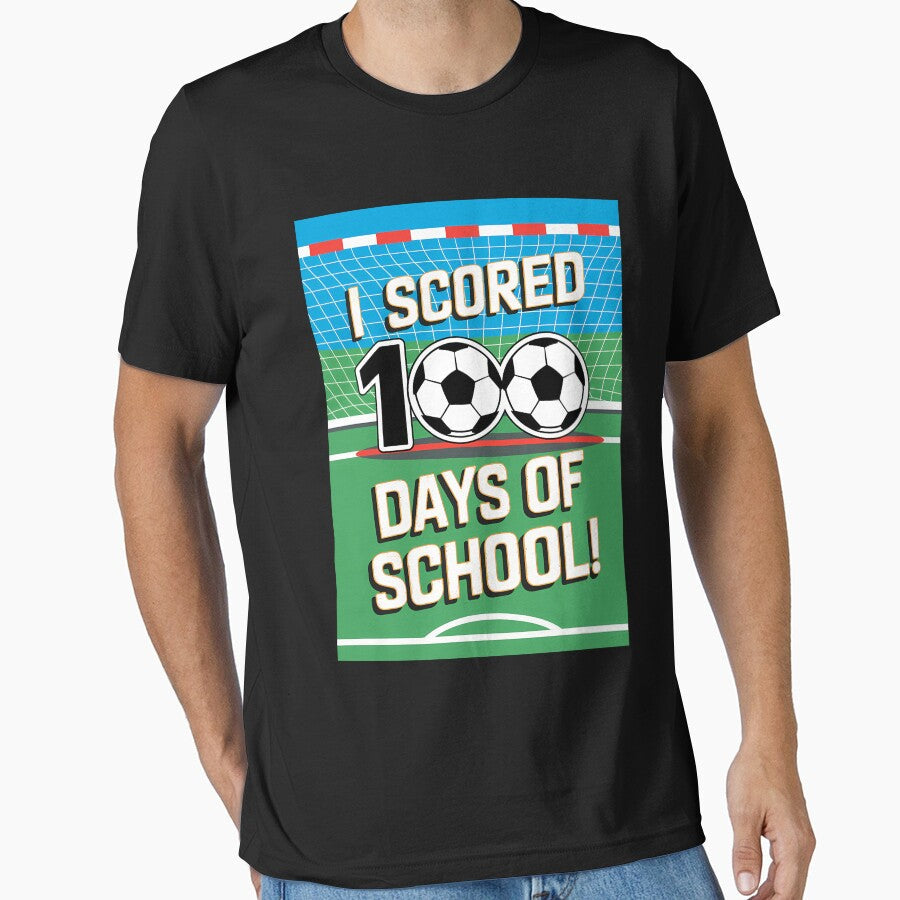 100 Days Of School Soccer Player Smarter Sport by tearbytea Unisex T-shirt, Sweatshirt, Hoodie, Long Sleeve Tee - T-Shirt, Sweatshirt, Hoodie