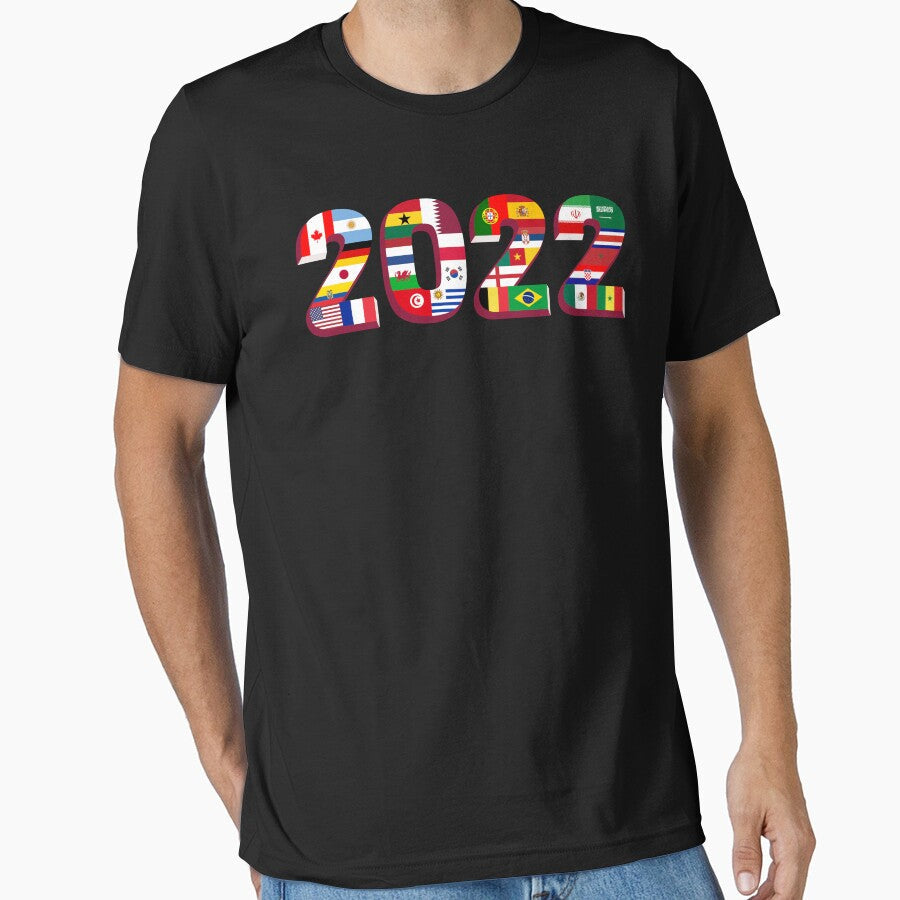All the 32 Teams that Played in 2022 in Qatar for Football Fans by Dexter Freeman Unisex T-shirt, Sweatshirt, Hoodie, Long Sleeve Tee - T-Shirt, Sweatshirt, Hoodie