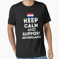 Keep Calm And Support Netherlands | Football World Cup by BopleDesigns Unisex T-shirt, Sweatshirt, Hoodie, Long Sleeve Tee - T-Shirt, Sweatshirt, Hoodie