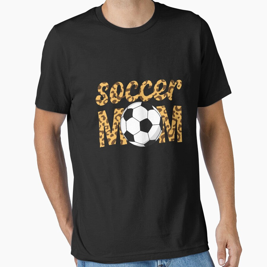 Soccer Mom Mother's Day Youth Leopard Print Soccer Mom Gear by DynamicDesign Unisex T-shirt, Sweatshirt, Hoodie, Long Sleeve Tee - T-Shirt, Sweatshirt, Hoodie