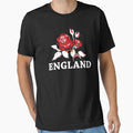England Rugby (Rose) by countercolour Unisex T-shirt, Sweatshirt, Hoodie, Long Sleeve Tee - T-Shirt, Sweatshirt, Hoodie