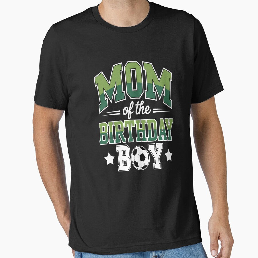 Soccer Mom Birthday Boys Party Family Matching by Lucaseinar Unisex T-shirt, Sweatshirt, Hoodie, Long Sleeve Tee - T-Shirt, Sweatshirt, Hoodie