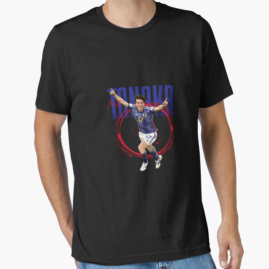 Ao Tanaka Japan Soccer by FreddieFord Unisex T-shirt, Sweatshirt, Hoodie, Long Sleeve Tee - T-Shirt, Sweatshirt, Hoodie