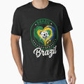 Brazil Brazil Football Fan National Pride Supporter by SofenArt Unisex T-shirt, Sweatshirt, Hoodie, Long Sleeve Tee - T-Shirt, Sweatshirt, Hoodie
