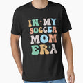 In My Soccer Mom Era Groovy Retro by WhistleCloset Unisex T-shirt, Sweatshirt, Hoodie, Long Sleeve Tee - T-Shirt, Sweatshirt, Hoodie