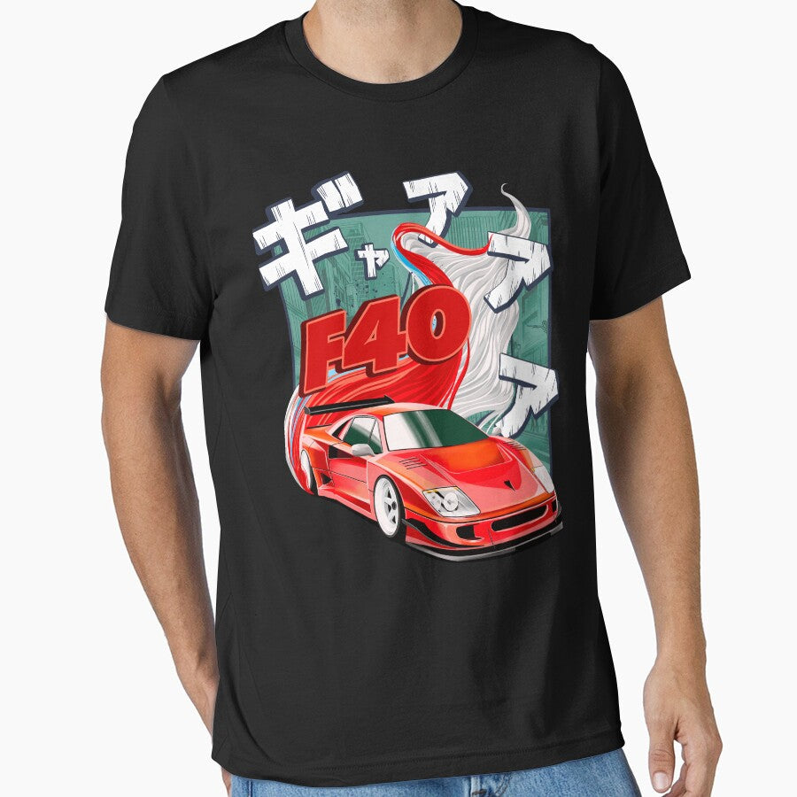 F40 by johananade Unisex T-shirt, Sweatshirt, Hoodie, Long Sleeve Tee - T-Shirt, Sweatshirt, Hoodie