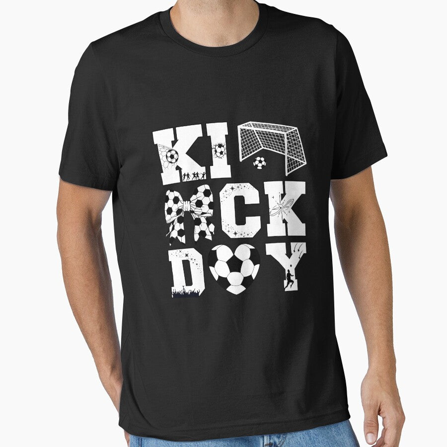 Kick Day Soccer Game | Football Style Vibes by VETRO Unisex T-shirt, Sweatshirt, Hoodie, Long Sleeve Tee - T-Shirt, Sweatshirt, Hoodie