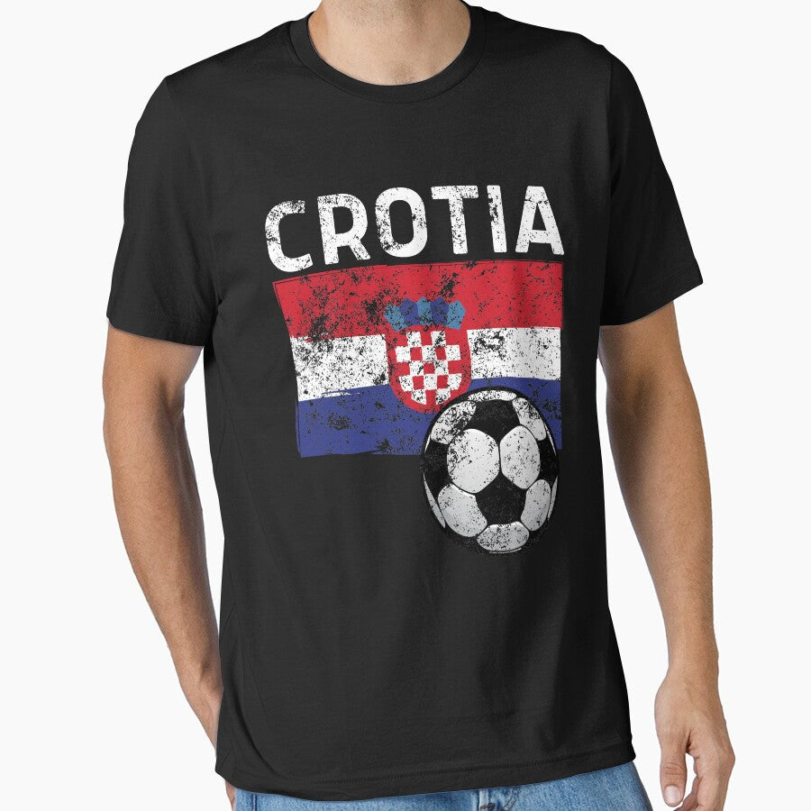 Croatia Flag Football Croatian Soccer Player Coach Gift by Easyas Unisex T-shirt, Sweatshirt, Hoodie, Long Sleeve Tee - T-Shirt, Sweatshirt, Hoodie