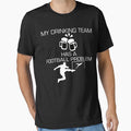 My Drinking Team Has A Football Problem Soccer Styled Quotation Graphic Text Letter Art by DoctorParanoid - T-Shirt, Sweatshirt, Hoodie