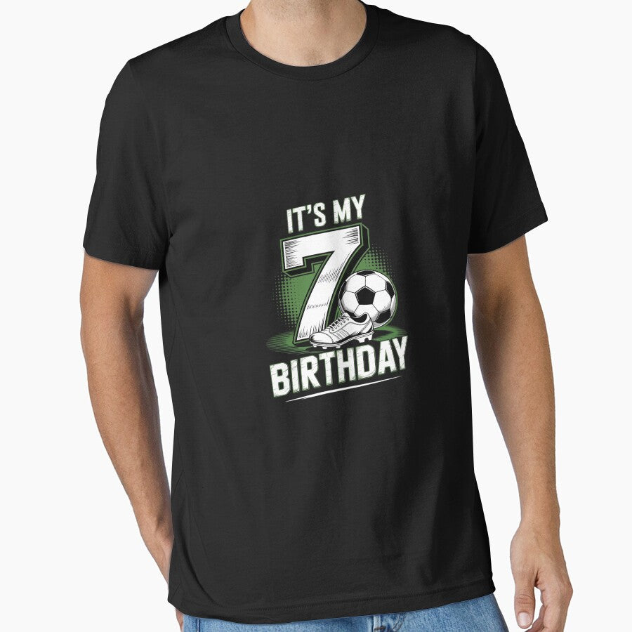 Kids 7 Year Old Soccer Boy Its My 7th Birthday Soccer Ball1 by MicanCuteStore Unisex T-shirt, Sweatshirt, Hoodie, Long Sleeve Tee - T-Shirt, Sweatshirt, Hoodie