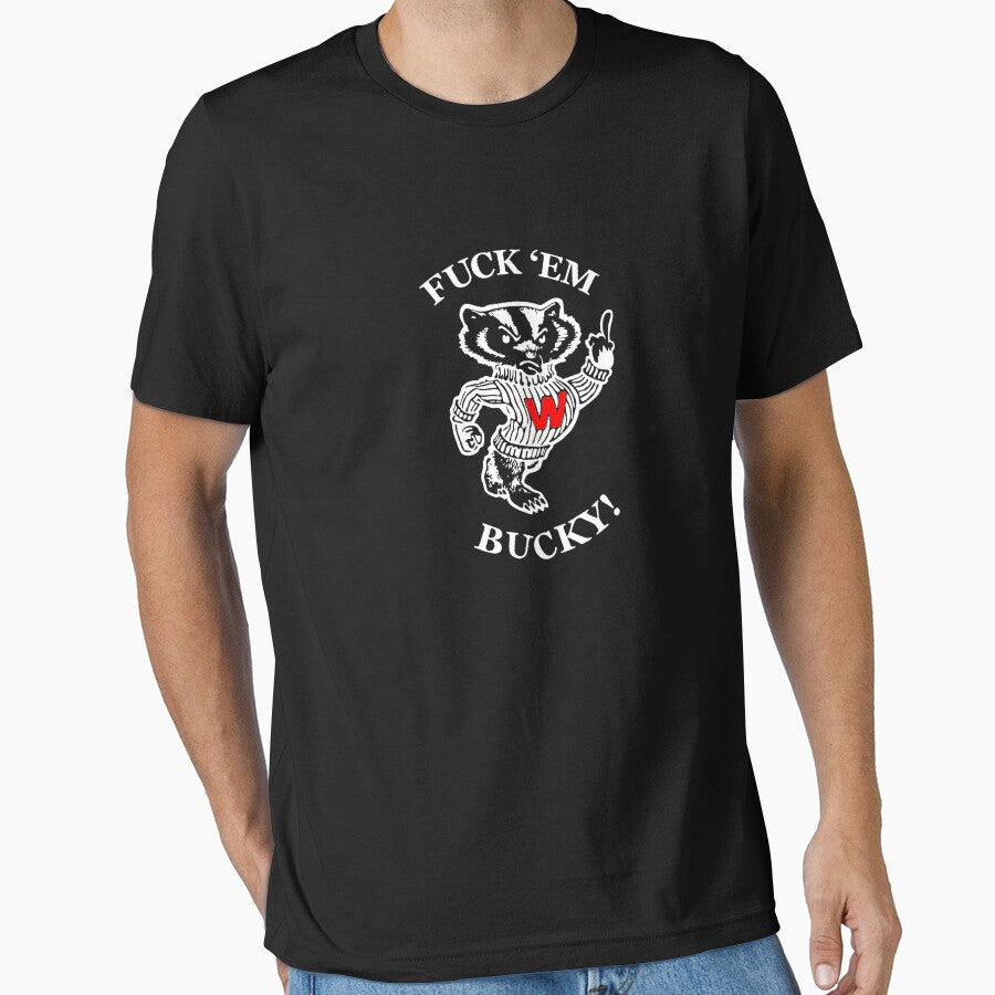 Fuck Em Up Bucky by TimSchoonenberg Unisex T-shirt, Sweatshirt, Hoodie, Long Sleeve Tee - T-Shirt, Sweatshirt, Hoodie